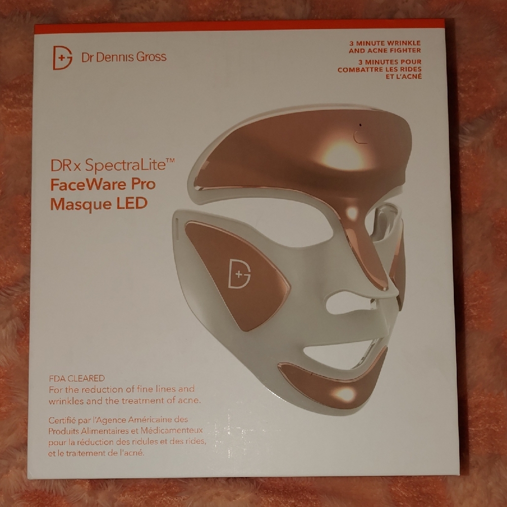 Dr Dennis Gross DRx SpectraLite FaceWare Pro LED Mask - White and Gold